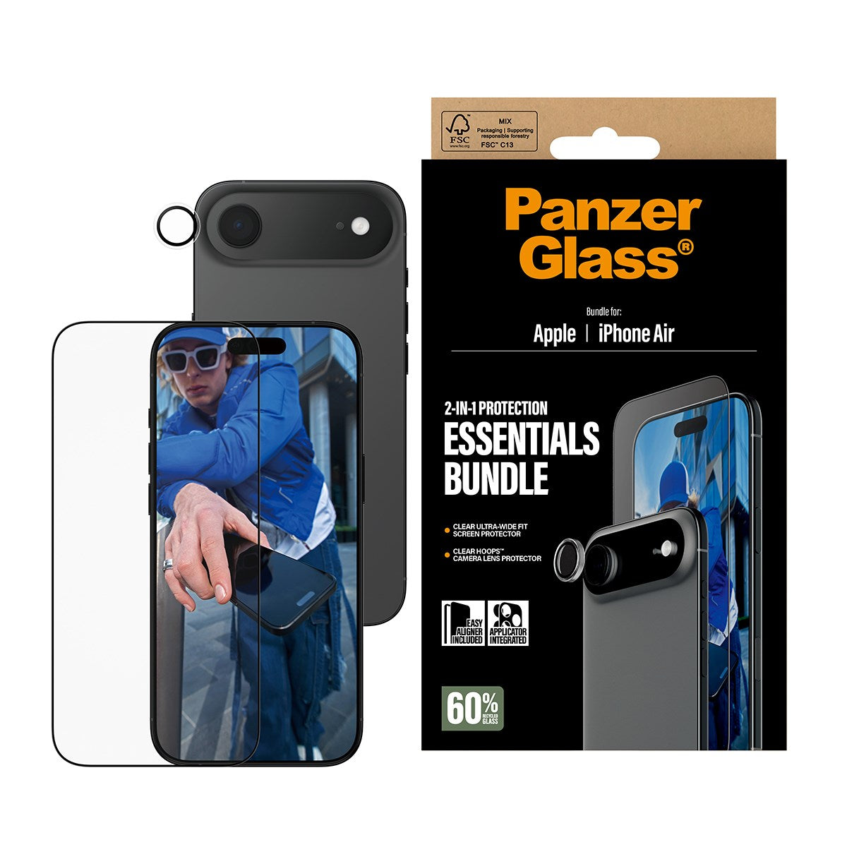PanzerGlass® 2-in-1 Essentials Set iPhone Air